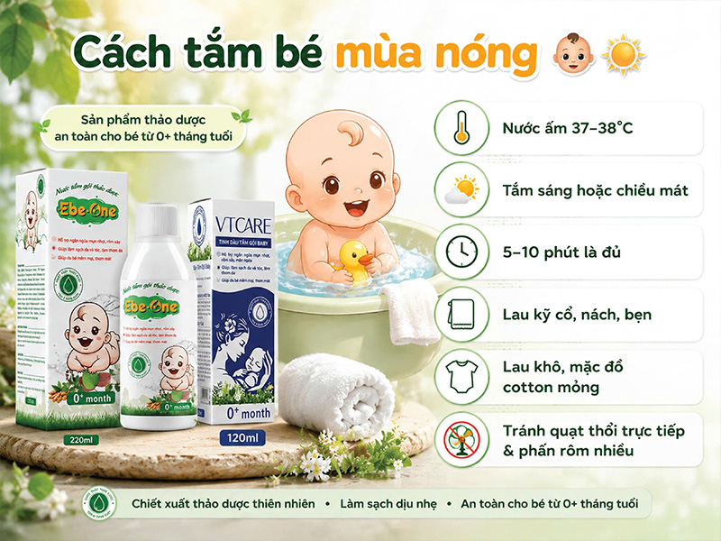 Cách Tắm Cho Bé Yêu Vào Mùa Nóng Cách Tắm Cho Bé Yêu Vào Mùa Nóng