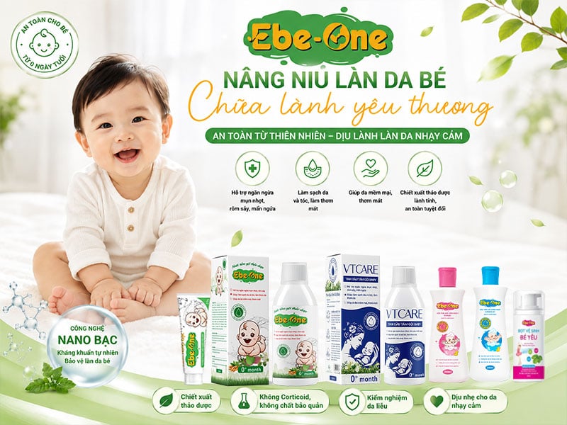 giải pháp chăm sóc da chuyên sâu, an toàn và lành tính tuyệt đối cho trẻ sơ sinh và trẻ nhỏ EbeOne giải pháp chăm sóc da chuyên sâu, an toàn và lành tính tuyệt đối cho trẻ sơ sinh và trẻ nhỏ EbeOne