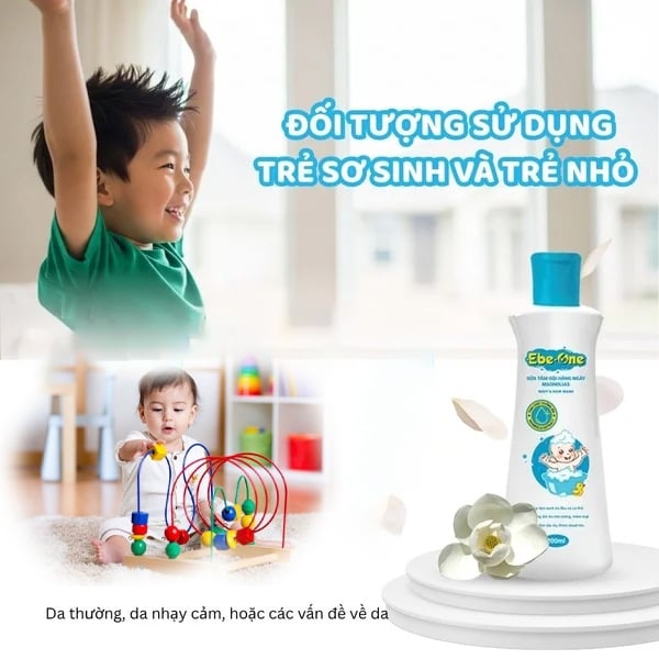 Sữa Tắm Gội Hàng Ngày Magnolias Ebe-One – Dịu nhẹ làn da, thơm mượt mái tóc