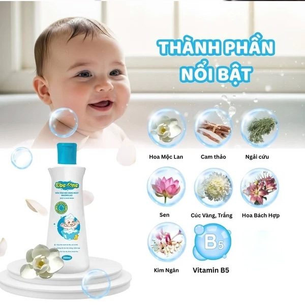 Sữa Tắm Gội Hàng Ngày Magnolias Ebe-One – Dịu nhẹ làn da, thơm mượt mái tóc