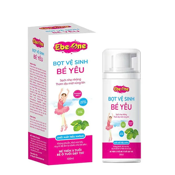 Bọt Vệ Sinh Bé Yêu Ebe-One - Dịu Nhẹ Tự Nhiên, An Toàn Tuyệt Đối