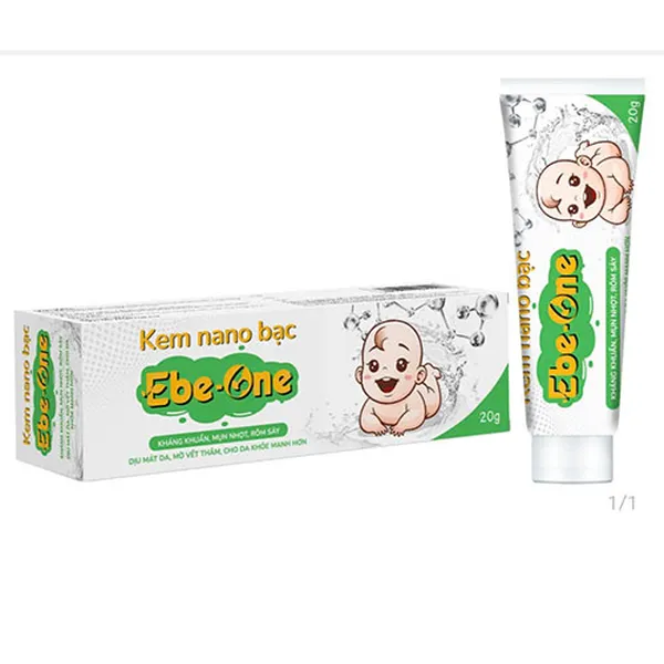 Kem Nano Bạc Ebe-One kháng khuẩn, tái tạo da, mờ thâm sẹo