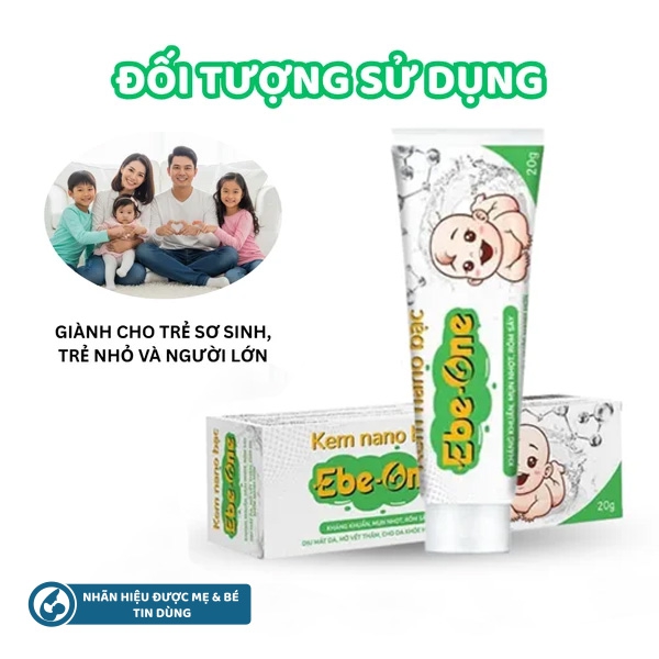Kem Nano Bạc Ebe-One kháng khuẩn, tái tạo da, mờ thâm sẹo