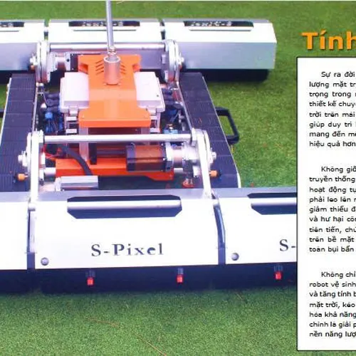 Robot vệ sinh PIN PV VIP-S120 S-Pixel Solar clean Robot 