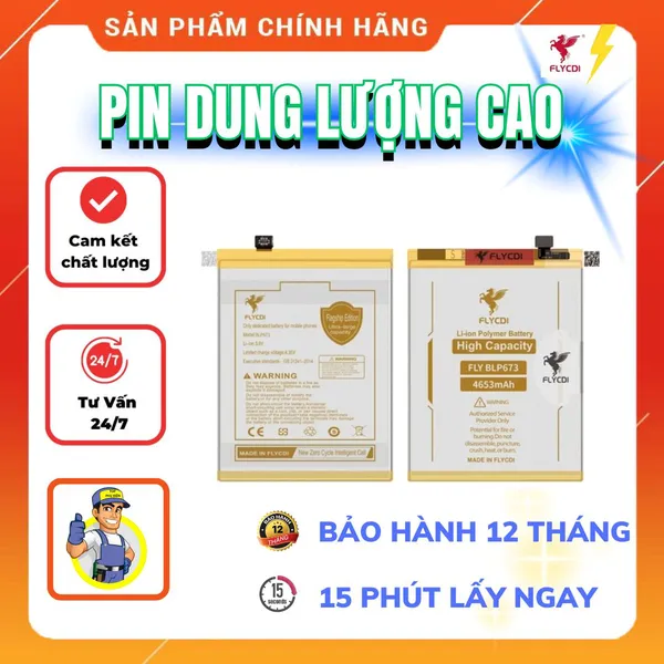 Thay pin Oppo C11Thay pin Oppo C11 tại Vĩnh Long – Lấy ngay trong 30 phút – BH 12 tháng – TOP PHỤ KIỆN (BLP729)