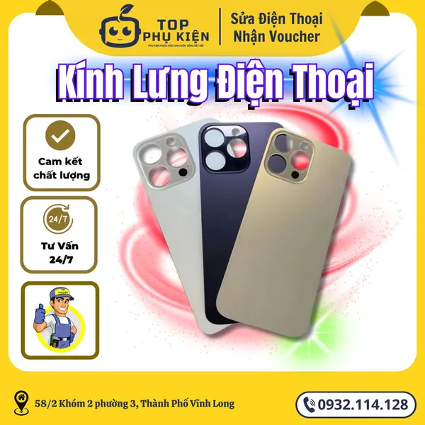 Thay lưng iPhone 11 chuẩn màu, không bụi, không lem keo