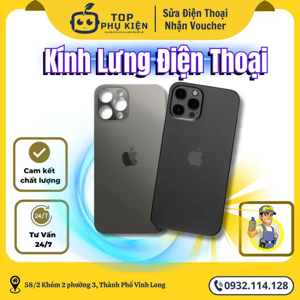 Thay kính sau iPhone X lấy ngay – Giá rõ ràng, ép máy sạch