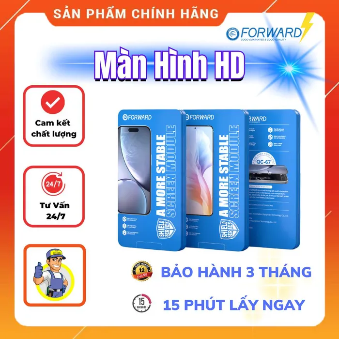 iPhone 7 vỡ màn? Thay màn hình chính hãng Forward/Flycdi chỉ 30 phút
