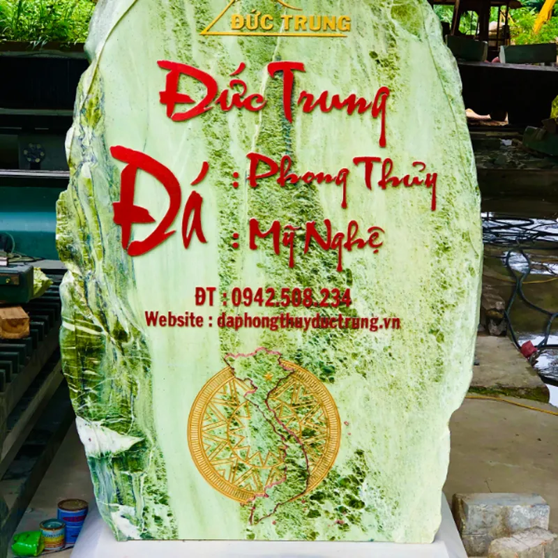 Biển Công ty Đá mỹ nghệ - Đá phong thuỷ Đức Trung