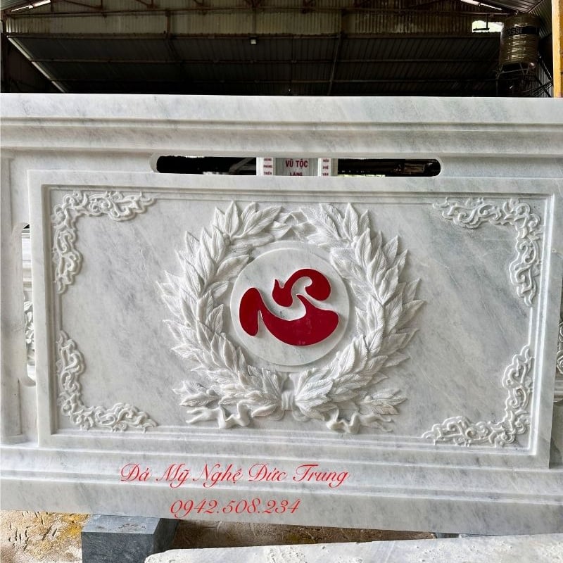 Khu lăng mộ đá trắng marble phong cách Âu hiện đại