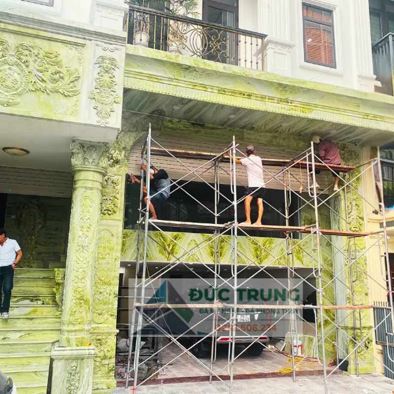 Thi công, xây lắp công trình nhà ở đá cao cấp