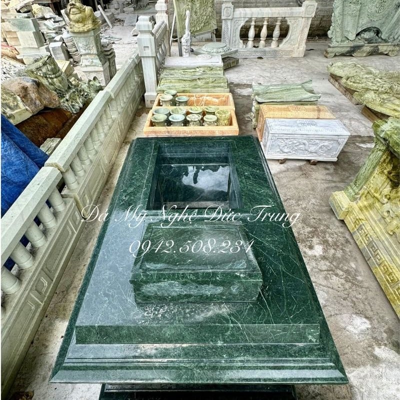 Mộ Đá Xanh Ấn Độ Cao Cấp