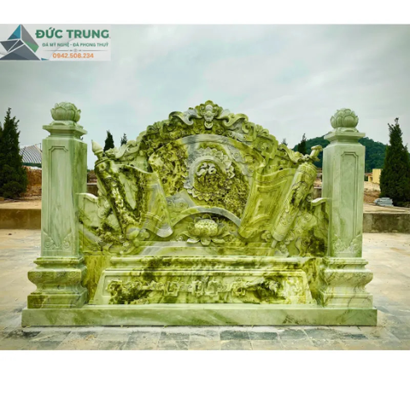 Bức bình phong (Cuốn thư) - Mẫu truyền thống