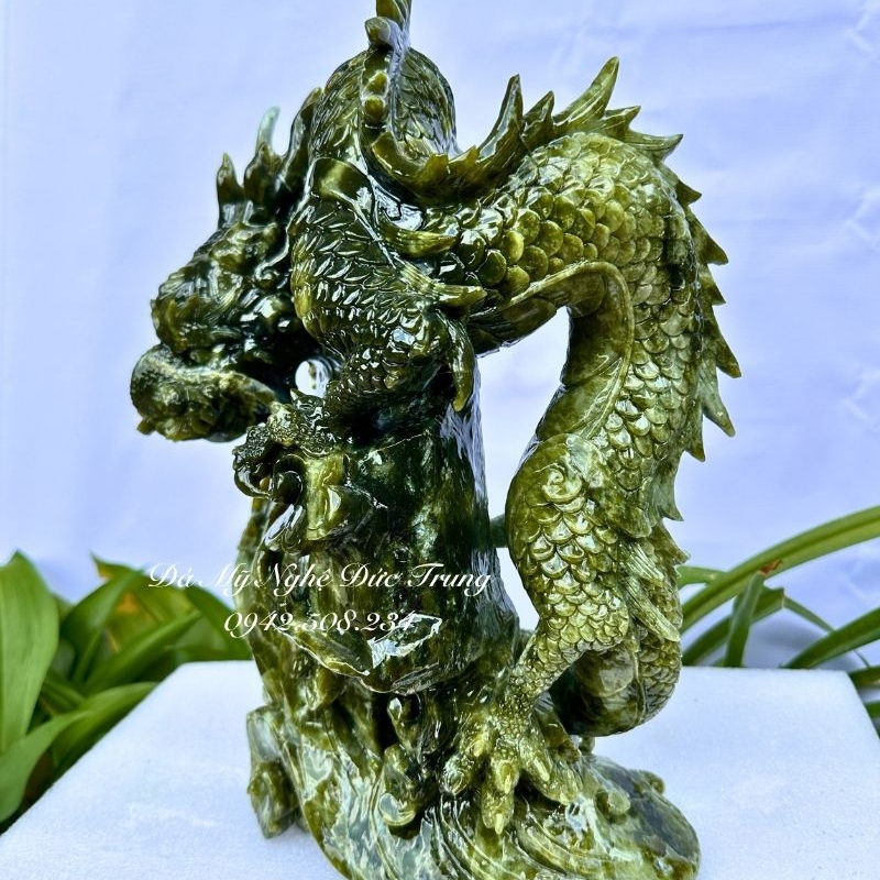 Tượng Rồng Đá Uy Quyền Phong Thuỷ – Long Vân Khởi Vận