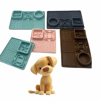 Slow feeder / slowfeeding bình ăn chậm silicone pet