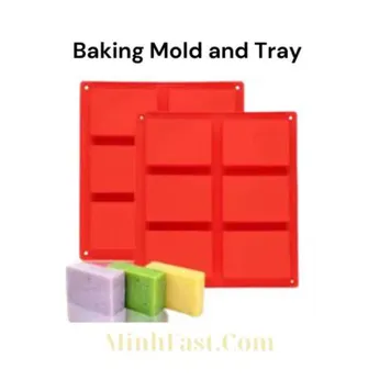 Khay nướng bánh silicon mềm dẻo chống dính