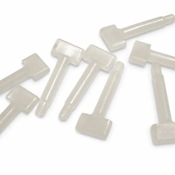 Núm cao su bịt lỗ đầu ren che chắn Butterfly Plug