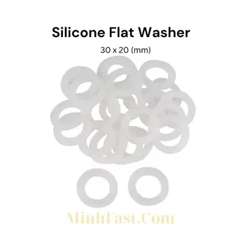 Vòng đệm silicon 30mm, độ dày 20mm cho vòi, ống