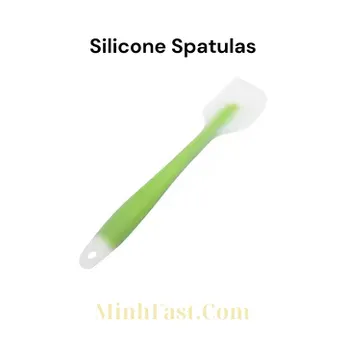 Thìa vét bột silicon spatula dụng cụ làm bánh