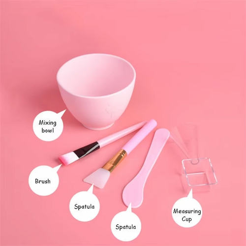  Bộ bát trộn mặt nạ, chén trộn mặt nạ silicone gia công 