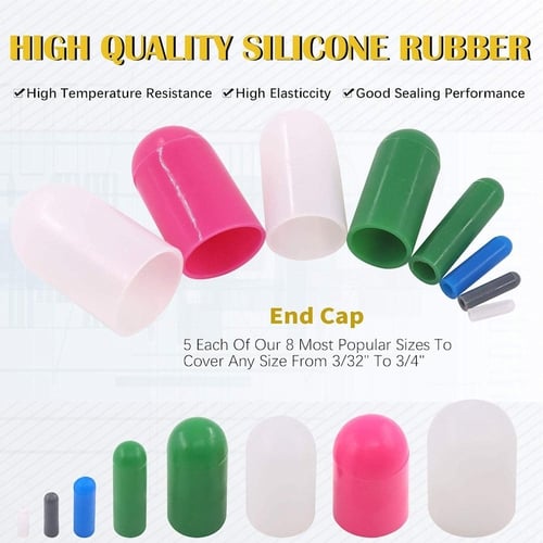 Silicone end caps - Nút cao su sơn tĩnh điện OEM