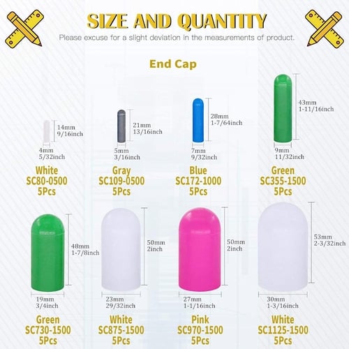 Silicone end caps - Nút cao su sơn tĩnh điện OEM