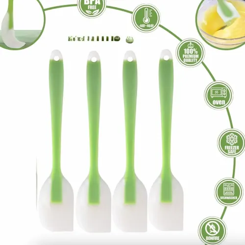Thìa vét bột silicon spatula dụng cụ làm bánh