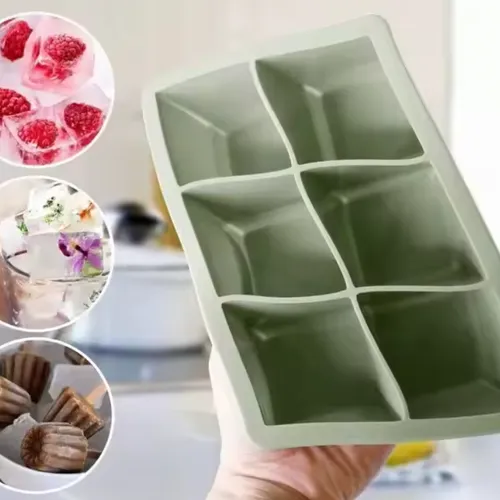 Khay Làm Đá Viên Silicon – Bền, Không Mùi, Tiện Lợi
