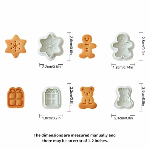 Khuôn silicon noel - Khuôn cookie giáng sinh làm bánh đẹp