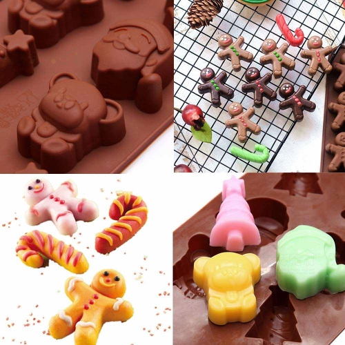 Khuôn silicon noel - Khuôn cookie giáng sinh làm bánh đẹp
