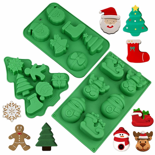 Khuôn silicon noel - Khuôn cookie giáng sinh làm bánh đẹp