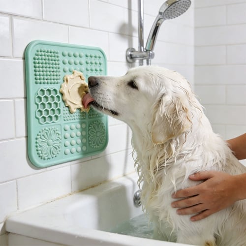 Lick mat là gì? Thảm liếm thức ăn cho chó mèo lickmat OEM