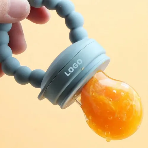 Núm nhai ăn dặm cho bé bằng silicon mềm và an toàn