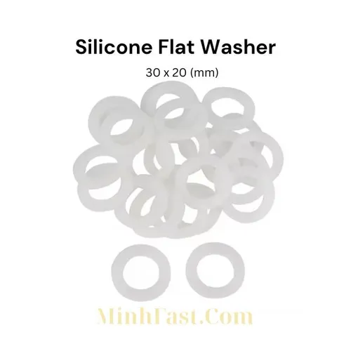 Vòng đệm silicon 30mm, độ dày 20mm cho vòi, ống