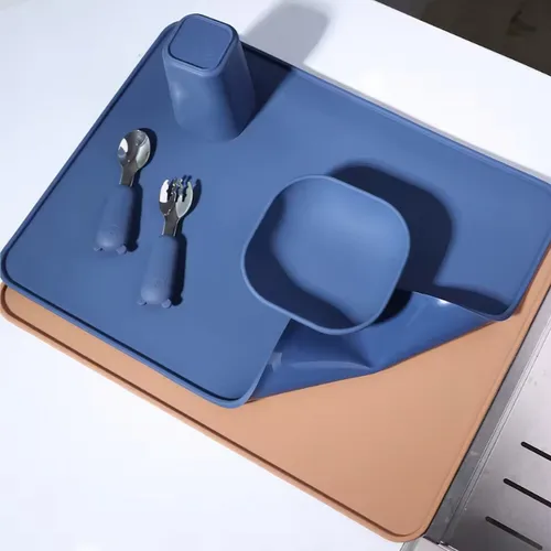 Thảm silicon cho bé - thảm lót bàn ăn silicone