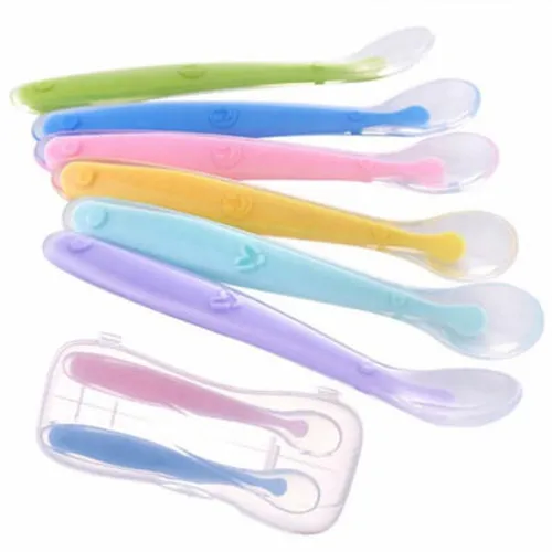 Thìa silicon cho bé ăn dặm