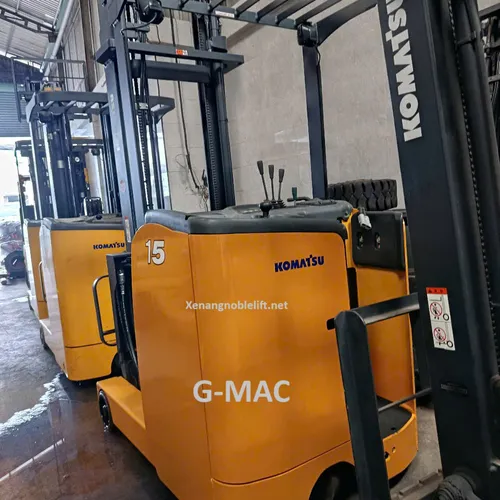 Xe nâng điện cũ đứng lái 1.5 tấn