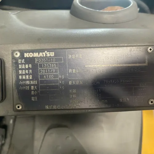 Xe nâng dầu 3.5 tấn Komatsu cũ