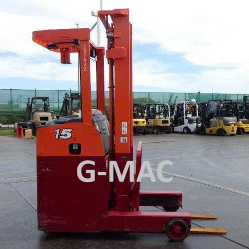 Xe nâng điện cũ đứng lái 1.5 tấn