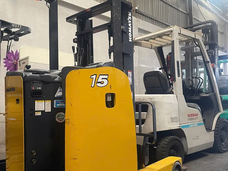 Xe nâng điện đứng lái cũ quận 12