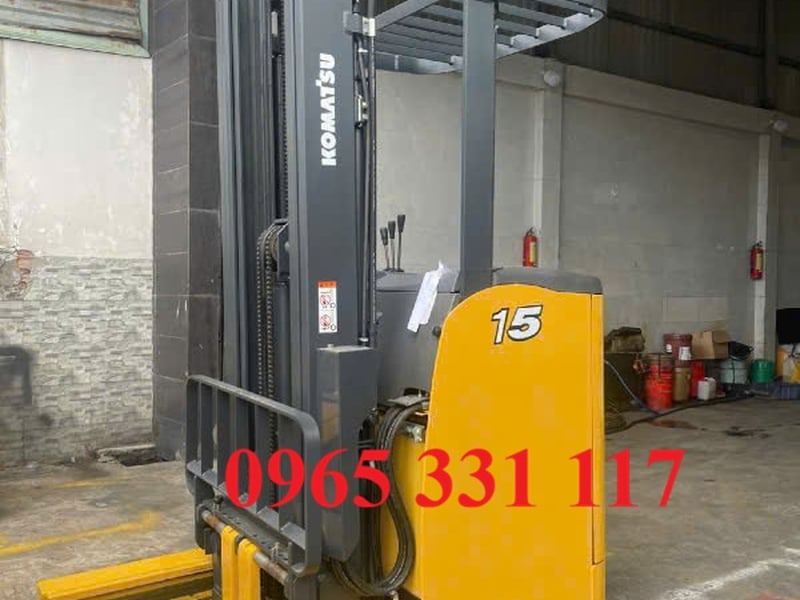 Xe nâng điện đứng lái hàng bãi Nhật giá tốt tại HCM 