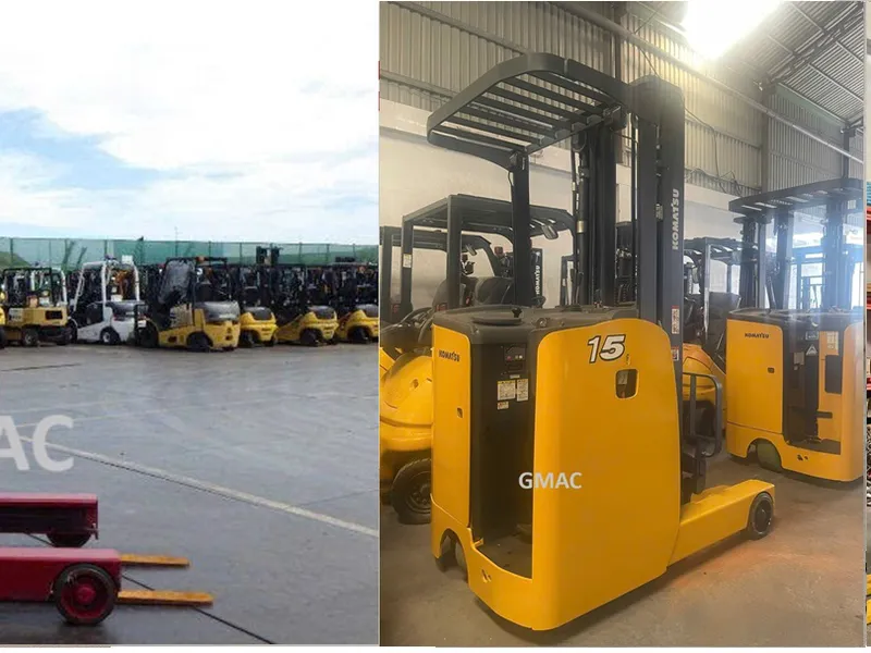 Xe nâng cũ bãi Nhật