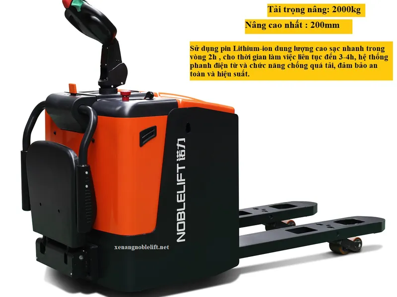 Xe nâng tay điện thấp tại Bình Dương