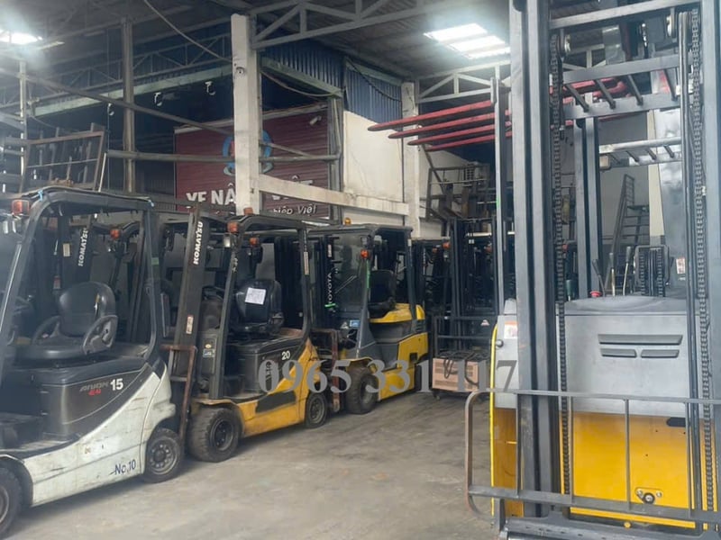 Xe nâng điện Nhật Bản qua sử dụng nhập khẩu cũ giá rẻ