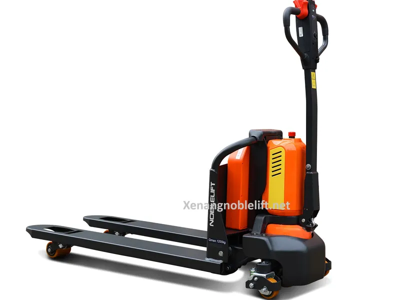 Xe nâng tay điện thấp kéo pallet