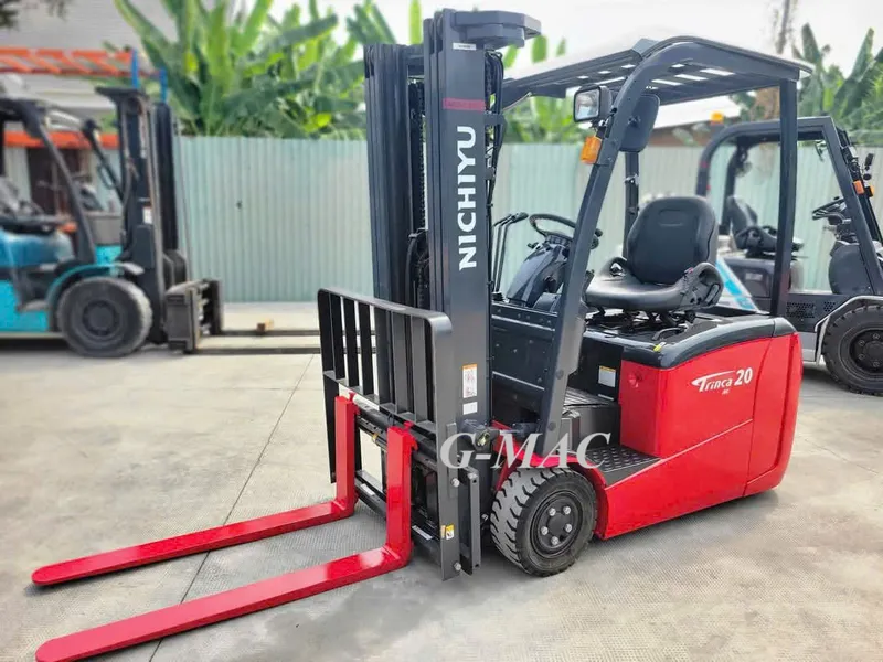 Xe nâng điện Nichiyu ngồi lái cũ nhập Nhật bãi chính hãng