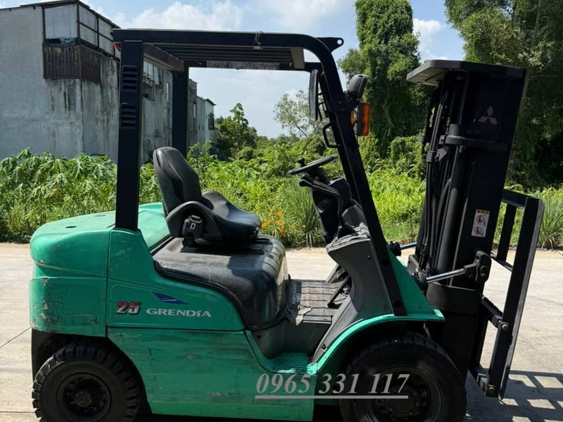 Xe nâng hàng dầu bãi tại HCM