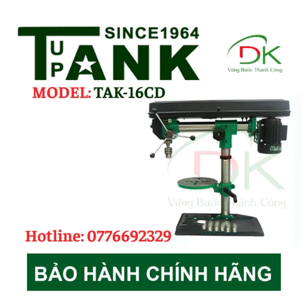 MÁY KHOAN BÀN TUPANK TAK-16CD (TÂM XA)
