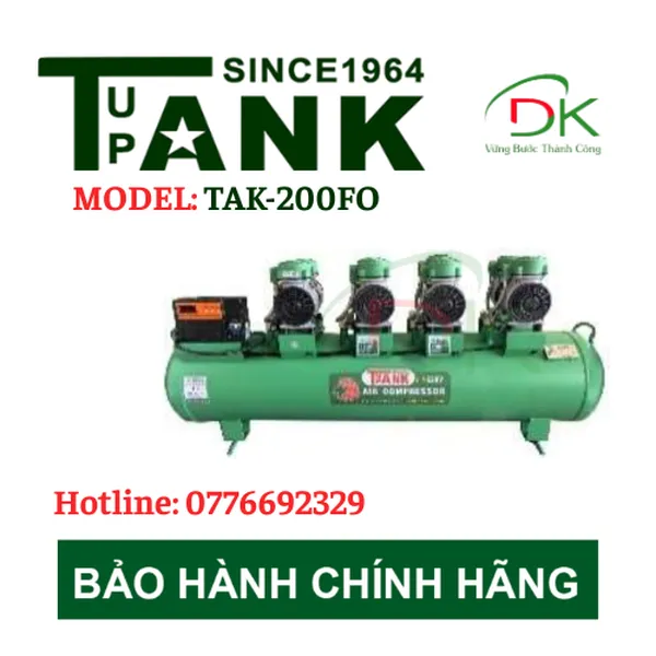 MÁY NÉN KHÍ KHÔNG DẦU TUPANK TAK-200FO
