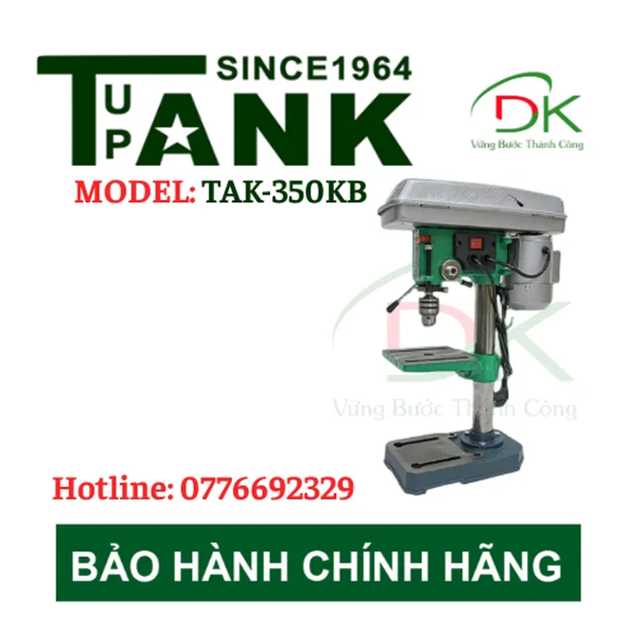 MÁY KHOAN BÀN TUPANK TAK-350KB (Motor sắt - trơn)